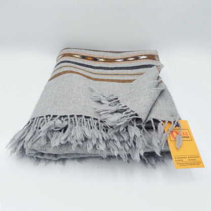 Premium Wool Shawl Gray (Islampuri)