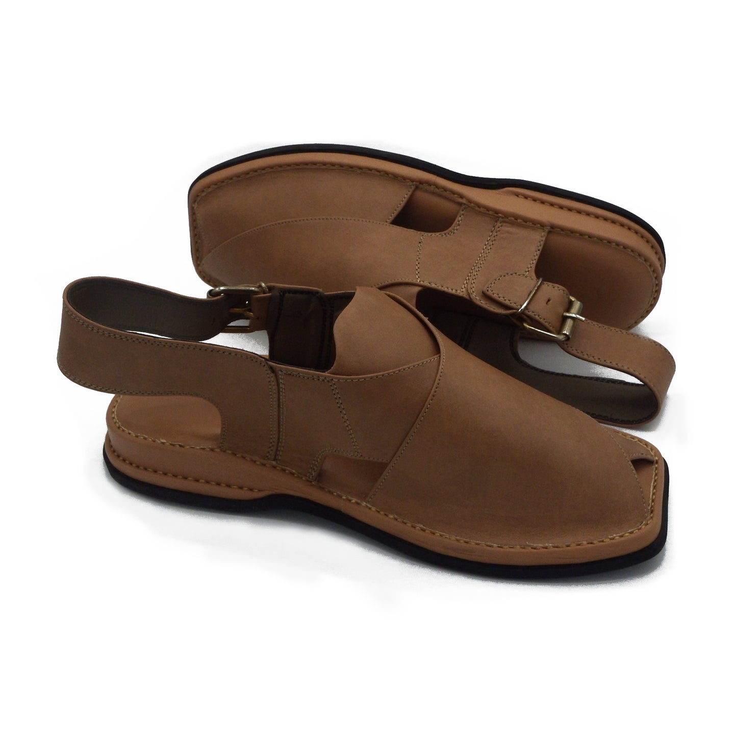 Zardari Chappal Chocolate Brown