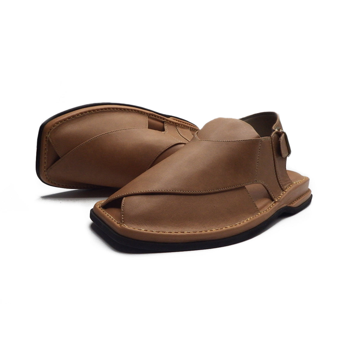 Zardari Chappal Chocolate Brown