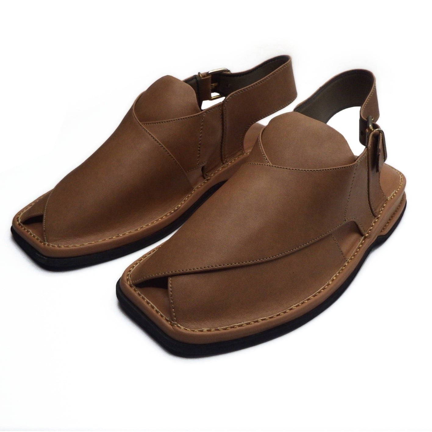 Zardari Chappal Chocolate Brown