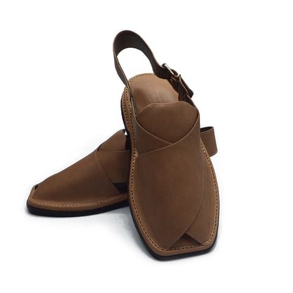 Zardari Chappal Chocolate Brown