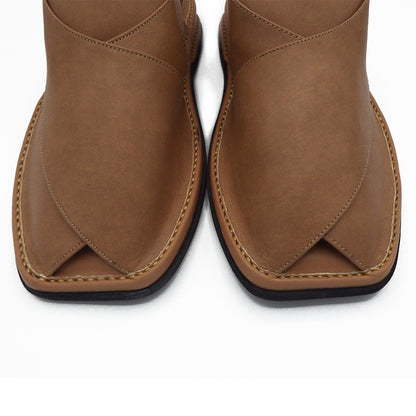 Zardari Chappal Chocolate Brown